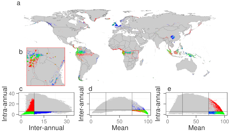 An image of the global cloud data.