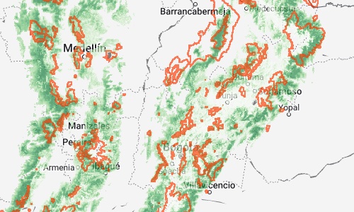 Tropical cloud forests